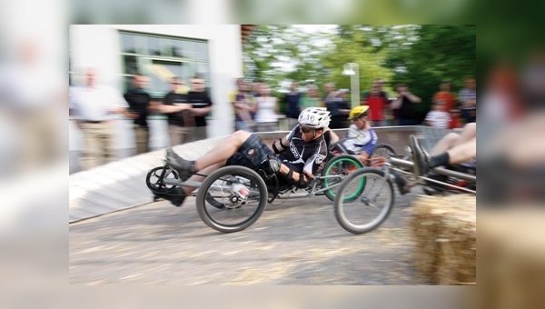 Steilkurve beim Trikerrace