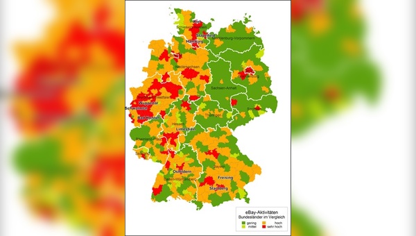 Die Nutzungslandkarte für Deutschland.