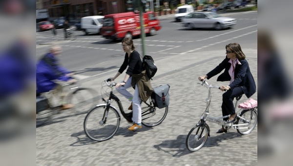 Mehr Radverkehr  vor der Ladentür