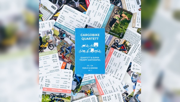 Quartettspiel mit Cargobikes