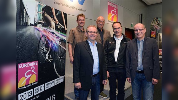 Stefan Reisinger (Messe FN), Siegfried Neuberger (ZIV), Tony Lo (Giant), Mathias Seidler (Derby), Thomas Kunz (VDZ)