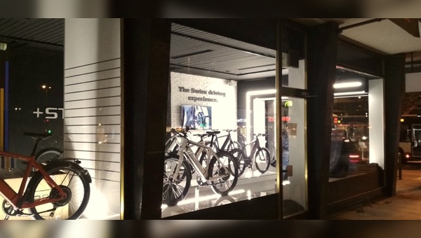 Stromer zeigt mit einem Concept Store Präsenz in der Schweiz.