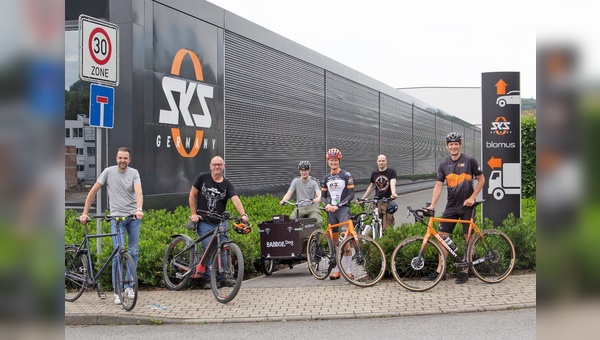 Mitarbeiterinnen und Mitarbeiter profitieren von den fahrradfreundlichen Maßnahmen bei SKS GERMANY