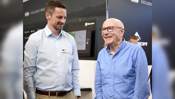 Foto: Bike&Co - Georg Wagner (links) mit Wolfgang Renner