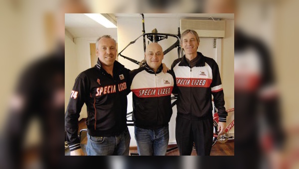 von links: Eugène Fierkens, Lars Hjort and Michael Haynes