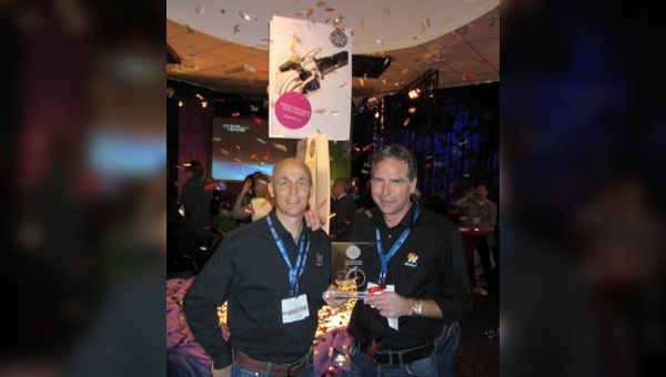Fallbrook’s Alan Nordin (l.), President Bicycle Division und Jack Brandsen (r.), NuVinci EU Sales Manager