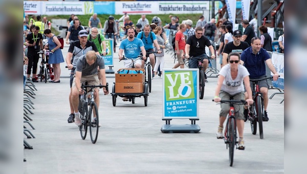 VELOFrankfurt lockte die Hessen aufs Fahrrad.