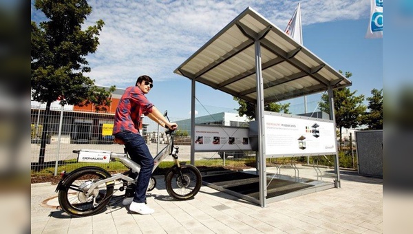 Solartankstelle für E-Bikes