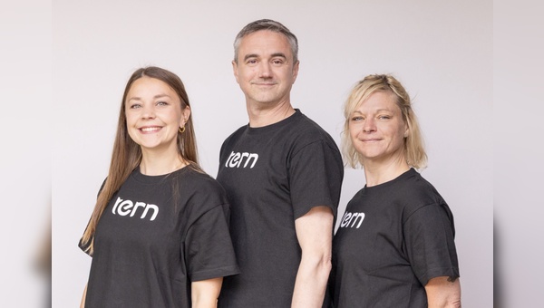 Foto: Tern ZE GmbH - Neu formiertes Team in Köln: v.l.: Stefanie Plonke, Jimmy Riddle und Vera Wilczek