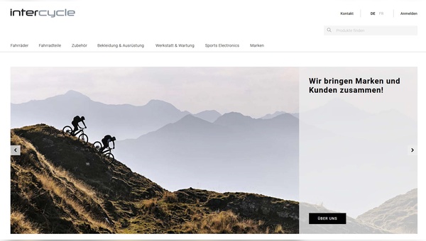 Der neue B2B-Webshop von Intercycle ist jetzt online.