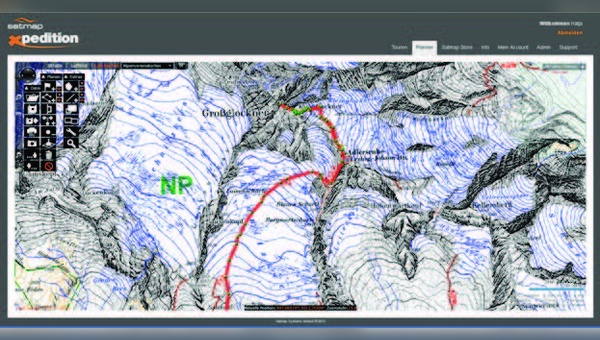 Xpedition von Satmap bietet einfache und schnelle Tourenplanung.