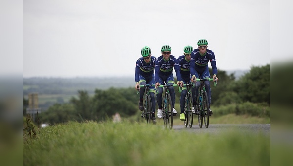 Als Orica Bike Exchange auf der Tour unterwegs