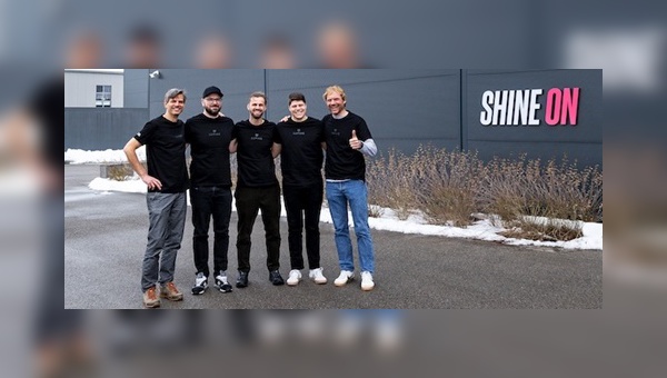 Foto: Lupine: Neues Lupine Führungsteam: Dr. Erik Forster, Holger Dassler, Lukas Schubert, Felix Rucker, Benedikt Böhm (von links nach rechts). Foto: Lupine