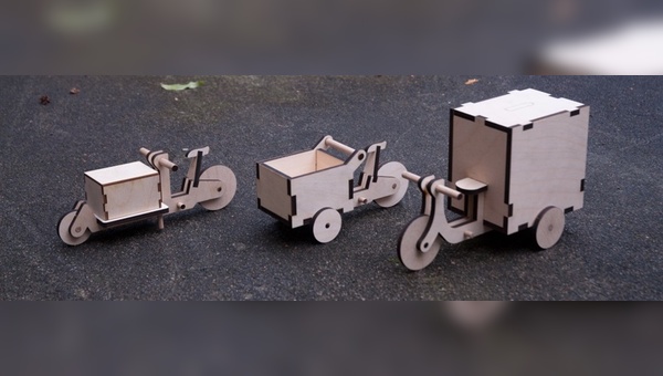 Miniatur-Cargobike als Geschenk- und Werbeartikel