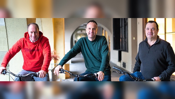 Die drei neuen Investoren und Inhabe von Publibike: Thomas Binggeli, Markus Bacher und Guido Honegger