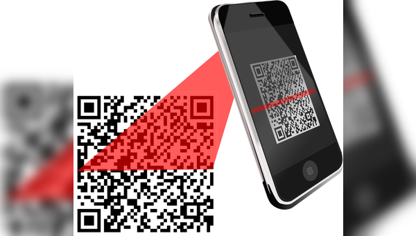 QR-Codes sind auch im Handel an vielen Stellen alltaeglich geworden.