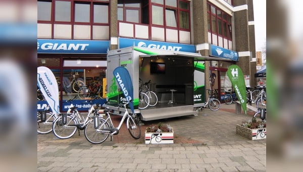 Event-Trailer im Einsatz