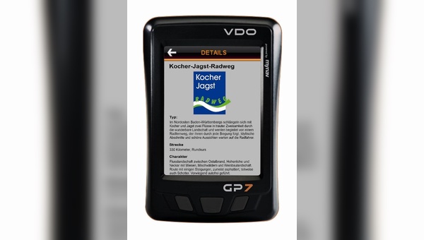 Neues Softwarepaket für den VDO GP7 erhältlich