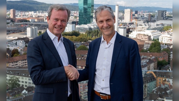 SEMG-Verwaltungsratspräsident Philipp Hofstetter (links) und m-Way-Verwaltungsratspräsident Daniel Hofer