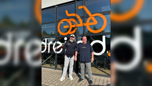 Foto: Dreirad.de - Thomas Uhe (links) mit Neuzugang Stefan Tiedchen