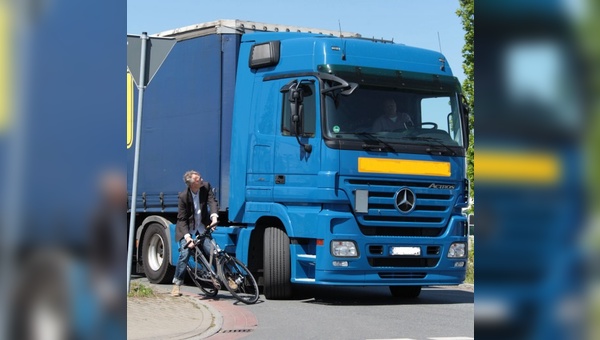 Hier wird's für den Radfahrer lebensgefährlich!