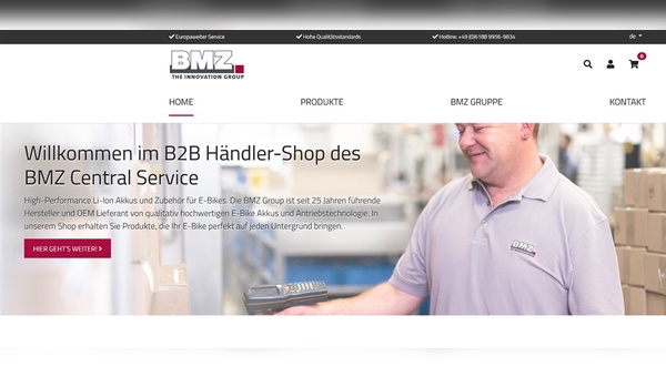 Neuer B2B Online-Shop geht an den Start.