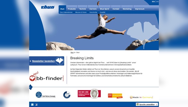 Thun Webseite