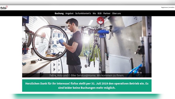 Ende Juli ist bei Fixfox Schluss.