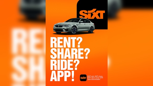 Die Sixt-App ist der Dreh- und Angelpunkt.