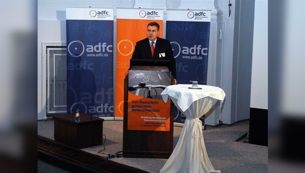 Staatssekretär Jan Mücke stellte den Nationalen Radverkehrsplan 2020 vor.