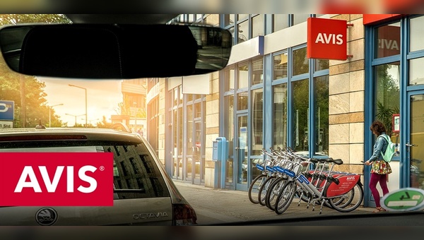 Avis Autovermietung setzt künftig auch aufs Fahrrad.