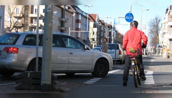 Radfahren in der City kann mitunter recht gefährlich sein.