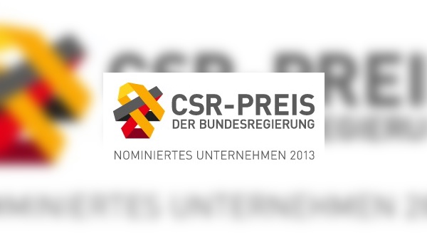 Für CSR-Preis der Bundesregierung nominiert
