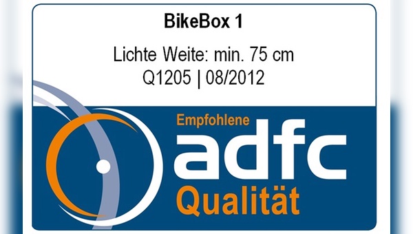 ADFC-Auszeichnung für die BikeBox