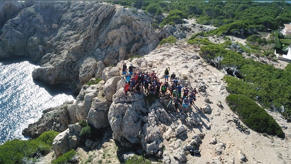 Eine attraktive Kulisse: Das Haibike Trainigscamp auf Mallorca.