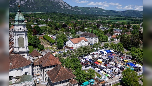 Malerisch gelegen: Das Festival-Gelände der Bike Days