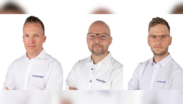 v.l.: Holger Weiser, Markus Scheuermann und Maximilian Minges