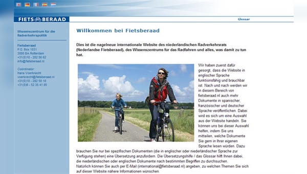 Die Fahrrad-Experten-Seite kommt jetzt auch in Deutsch.