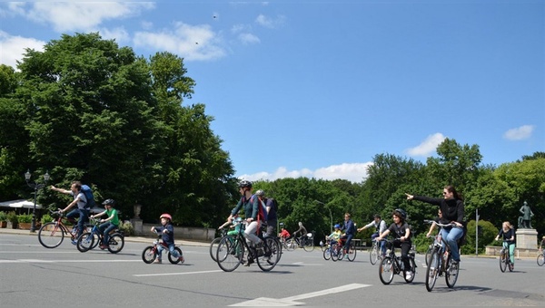 Die ADFC-Sternfahrt in Berlin hat bereits Tradition.