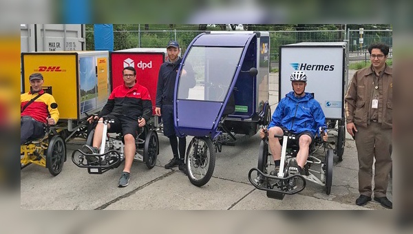 Mehrere verschiedene Paketdienste nutzten das Mikro-Depot am Prenzlauer Berg gemeinsam.