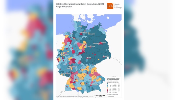 Bevölkerungsstrukturdaten für Deutschland im Jahr 2021