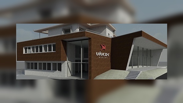 Nach einjähriger Bauzeit fertig gestellt: die neue Firmenzentrala von Vivax