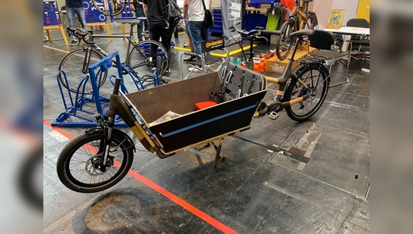 Cargobike aus Bambus - Premiere in Frankfurt