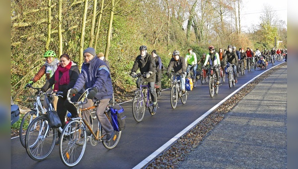 Die Eröffnung der ersten Teilabschnitte des Radschnellwegs RS1 hat im vergangenen November ein großes Interesse geweckt.