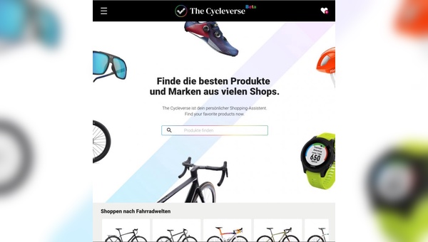 Fahrrad-Suchmaschine bündelt das Angebot verschiedener Online-Shops. 