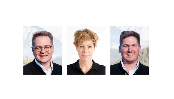 v.l.: Alexander Rösch, Maud von Hoff und Dennis  Baudrexl