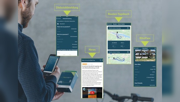 Neue Funktionen erweitern die BikeTrax-App