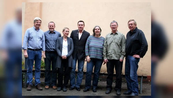 Auf dem Bild von links nach rechts: Frank Micus, Bernd Lemser, Sabine Kluth, Ulrich Syberg, Birgit Kloppenburg, Bertram Giebeler, Ludger Koopmann.