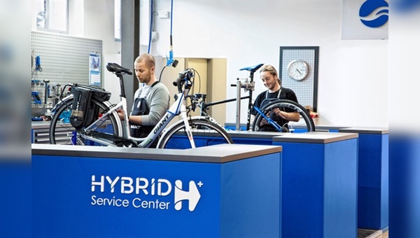 Das Hybrid Service Center von Giant Deutschland