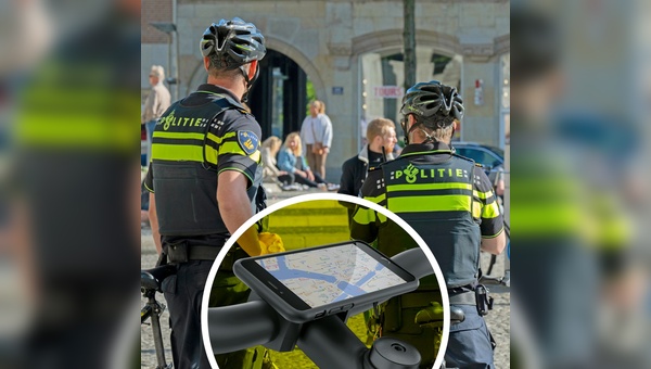 Auf Radstreife mit der niederländischen Polizei.